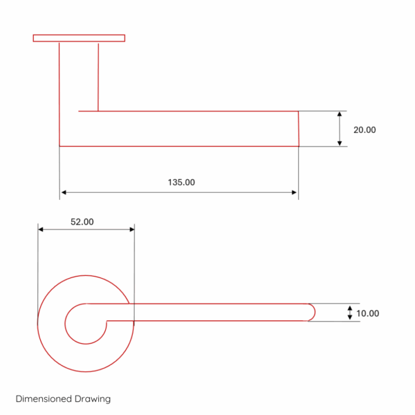 FP6000 Architectural Lever on Rose - Image 10