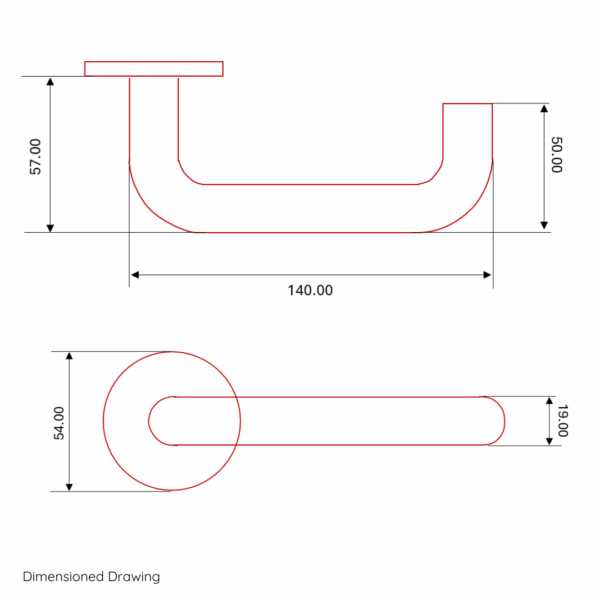 FST111 Contract Lever on Rose - Image 2