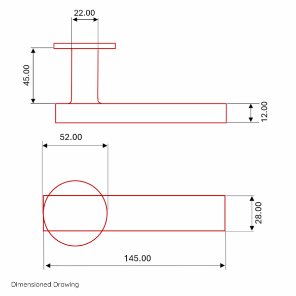 FP3000 Architectural Lever on Rose - Image 10