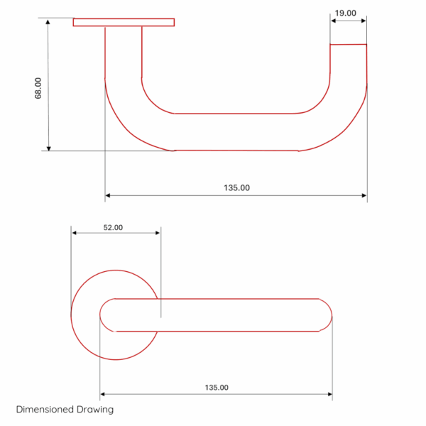 FP8000 Architectural Lever on Rose - Image 10