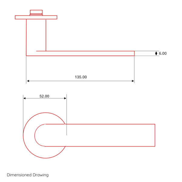 FP7000 Architectural Lever on Rose - Image 10