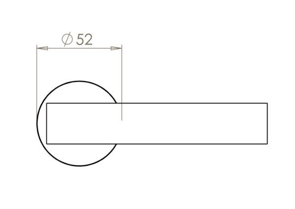 FP2000 Architectural Lever on Rose - Image 2