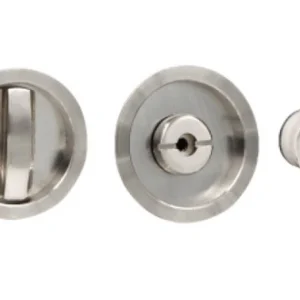 Round Bathroom / Privacy Lock Set For Sliding Pocket Door