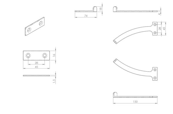 WCB180 Quadrant Arm Stay - Image 4