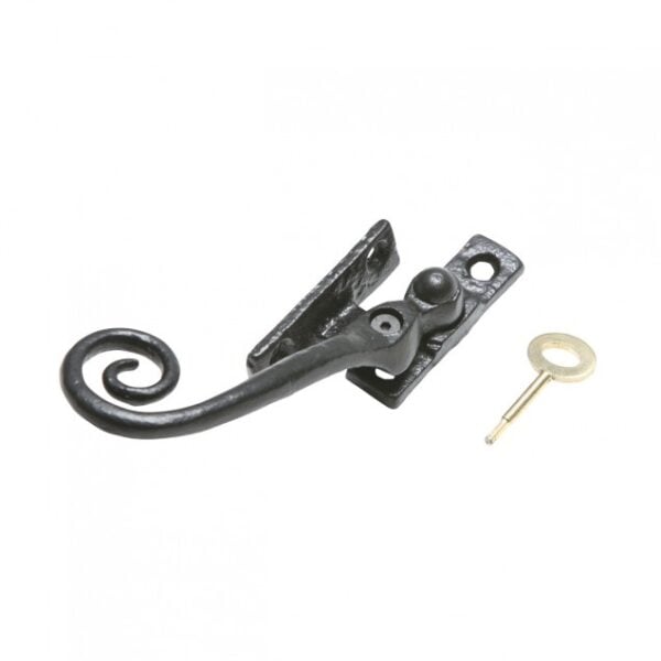 Monkey Tail Fastener Locking Black - Right hand