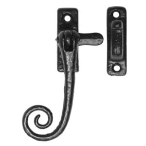 Monkey Tail Fastener Locking Black - Hook plate