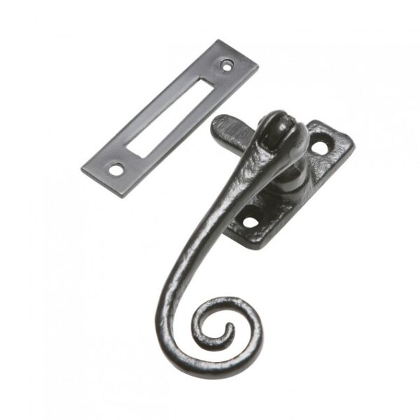 WKP281M Monkey Tail Fastener Locking Black - Mortice plate - Image 2