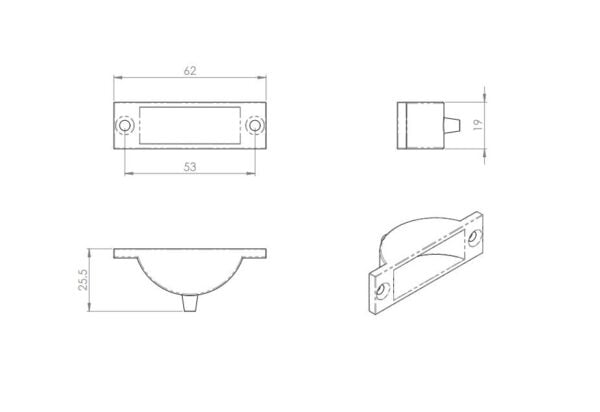 BFA034 Floor Socket - easy clean - Image 2