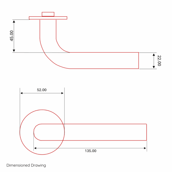 FP9700 Architectural Lever on Rose - Image 10